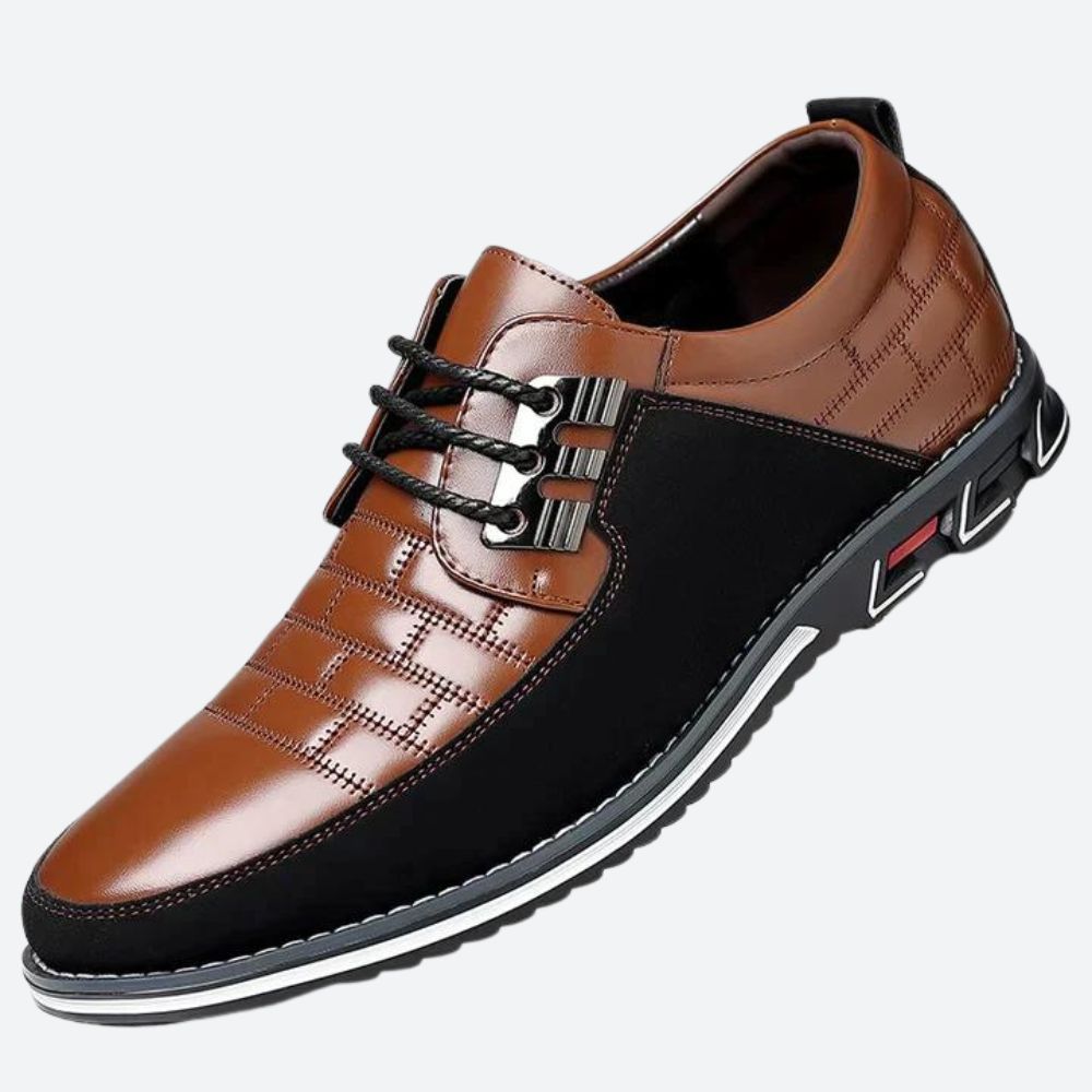 Stylowe skórzane buty męskie - Franz