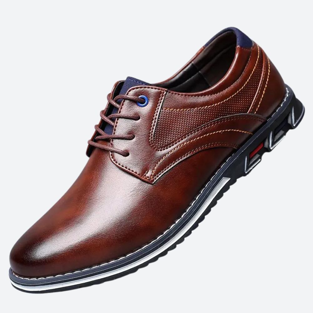 Stylowe skórzane buty męskie - Franz