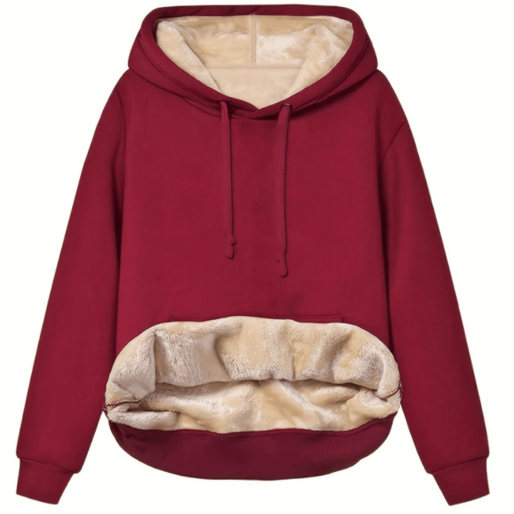 Katarzyna™ - Odwracalna Bluza z Kapturem z Mikrofibry