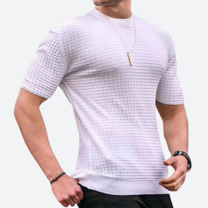Grego 3D Waffle Casual Tee - Podnieś swój styl!