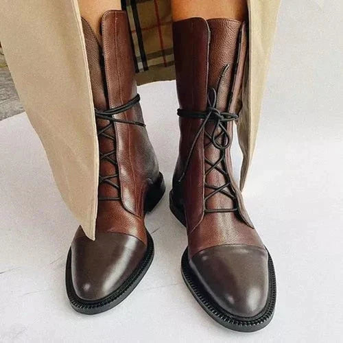 Alina - Klasyczne buty vintage z eleganckim obcasem