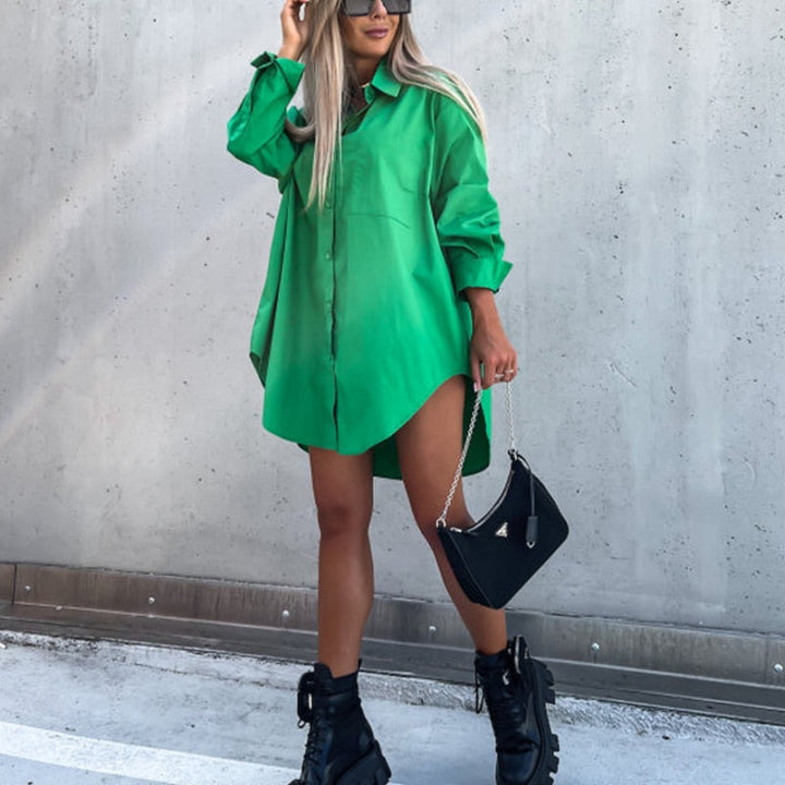 Danica - Elegancka bluzka oversize dla kobiet
