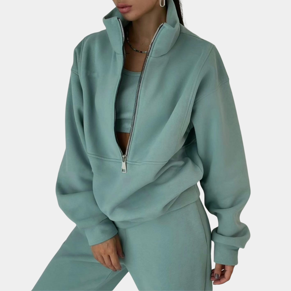 Julia - Elegancki damski zestaw do biegania - stylowy komfort na każdą okazję