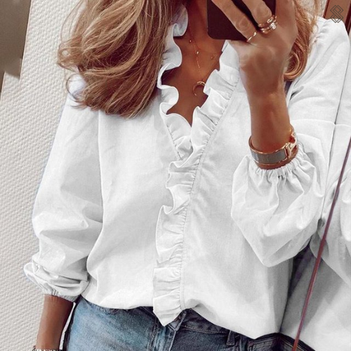 Liana - Elegancka bluzka damska w ponadczasowym stylu