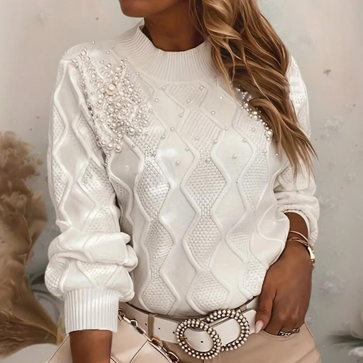 Julia - Elegancki, luksusowy sweter w kobiecym stylu