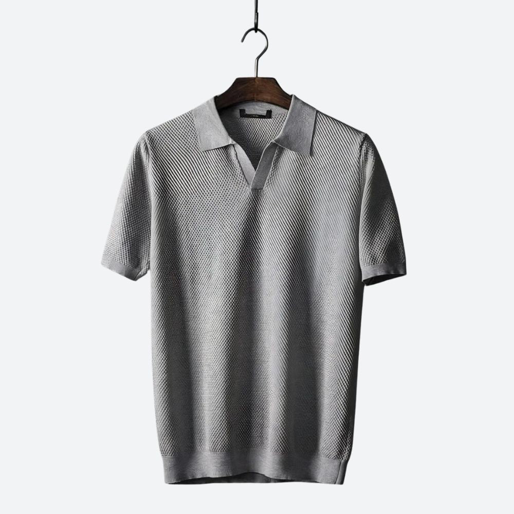 Elegancka koszulka polo z dzianiny - Martin