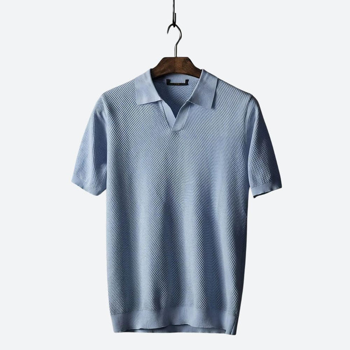 Elegancka koszulka polo z dzianiny - Martin