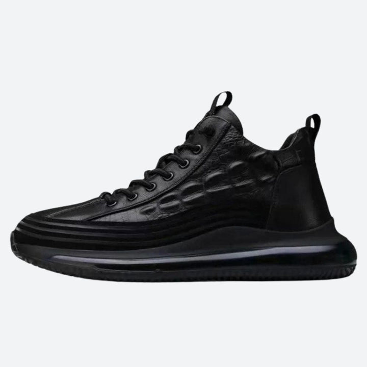 Stylowe męskie buty ze skóry bydlęcej z wygodnymi poduszkami powietrznymi - Mees
