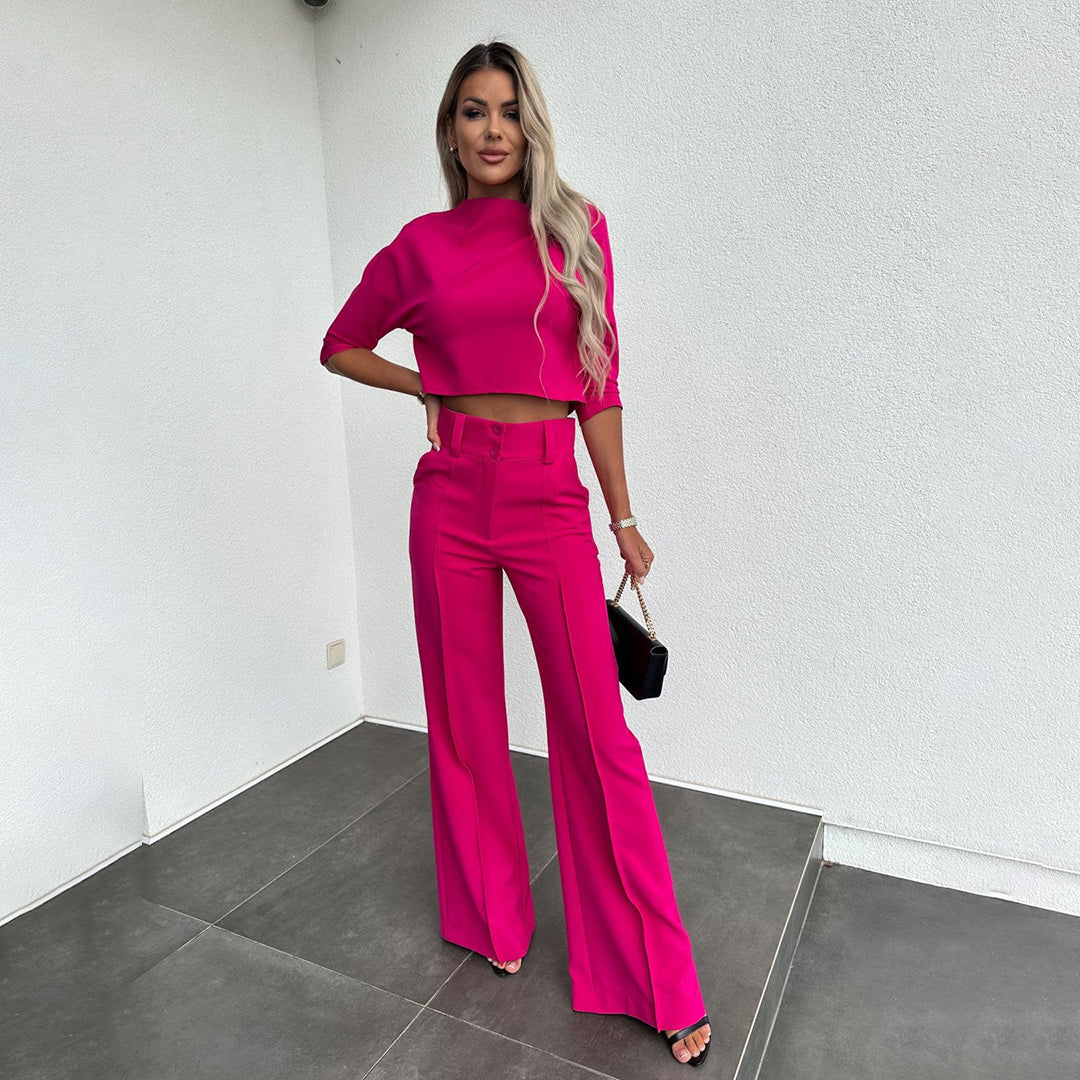 Amelia - Elegancki, dwuczęściowy zestaw dla niewymuszonego wyrafinowania