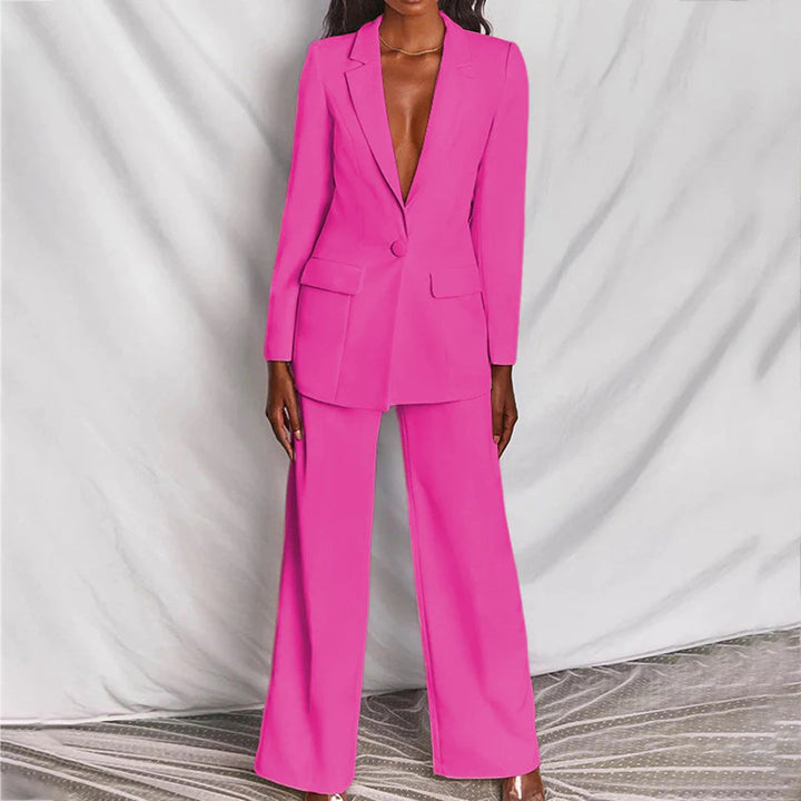 Liliana - Sofisticada Conjunto de Blazer y Pantalón