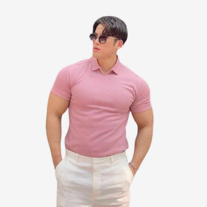 Stylowa bawełniana koszulka polo - Raymond