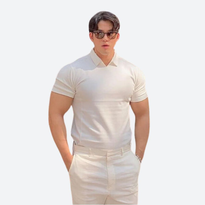 Stylowa bawełniana koszulka polo - Raymond