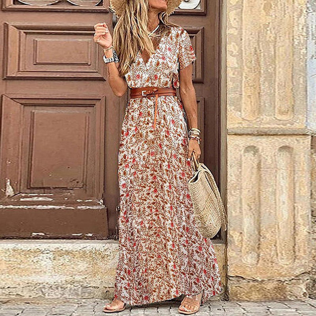 AGNES - Szykowna i wyrafinowana sukienka maxi w stylu boho