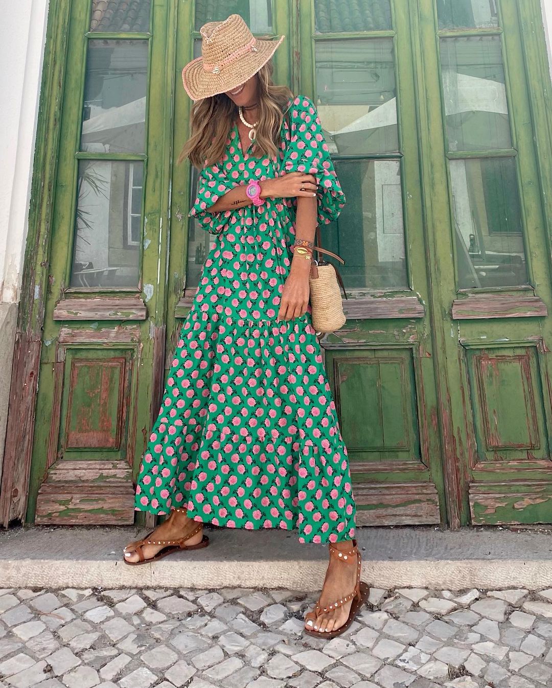 Marta™ - Boho Długa Suknia