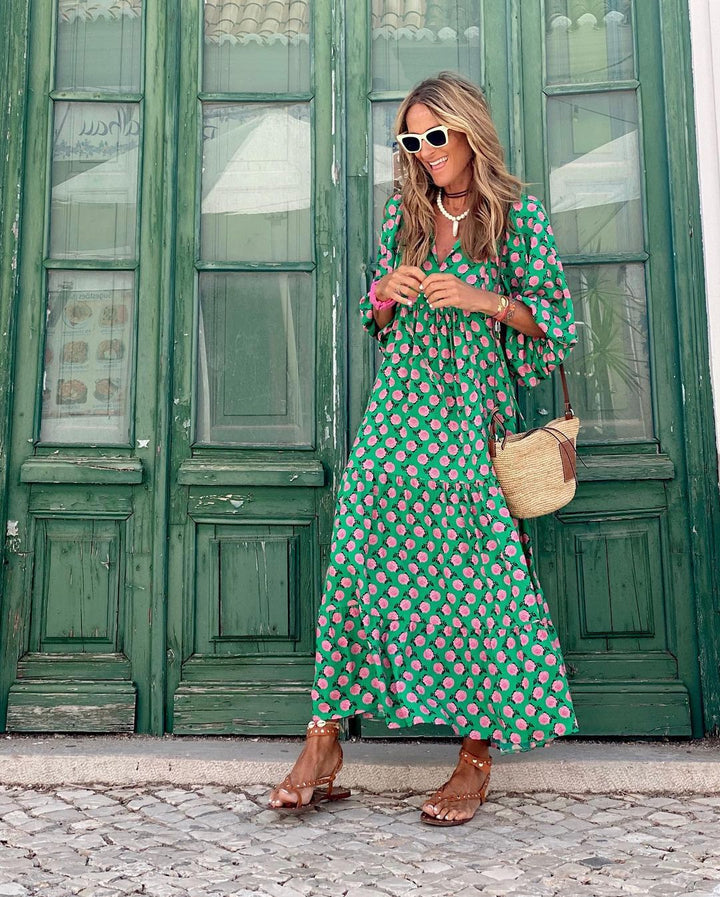 Marta™ - Boho Długa Suknia