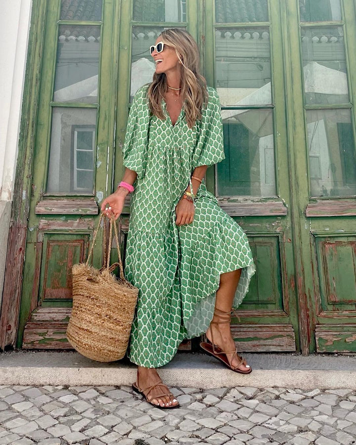Marta™ - Boho Długa Suknia