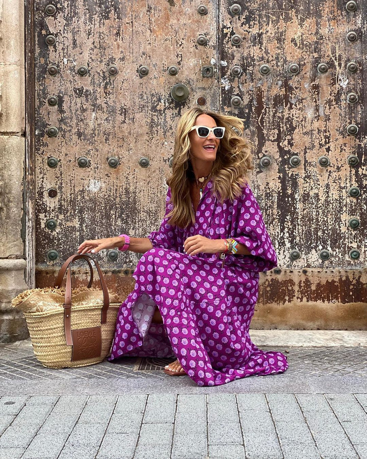 Marta™ - Boho Długa Suknia