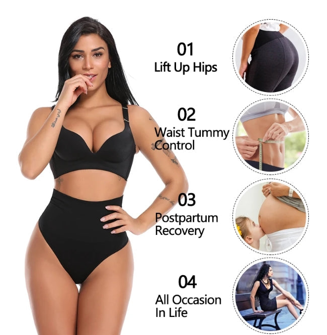 Joanna™ - Kształtujący w Spandexie z Wysokim Stanem