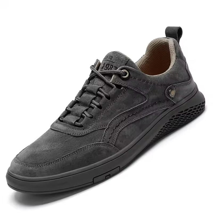 Męskie eleganckie skórzane buty sportowe - Cornelius