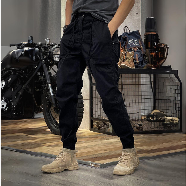 Andrzej™ - Spodnie Cargo Stretch z Spandexu