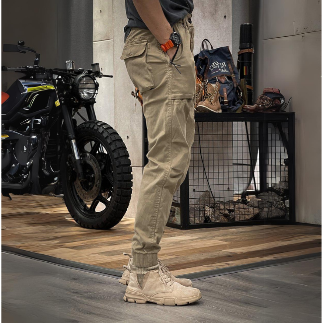 Andrzej™ - Spodnie Cargo Stretch z Spandexu
