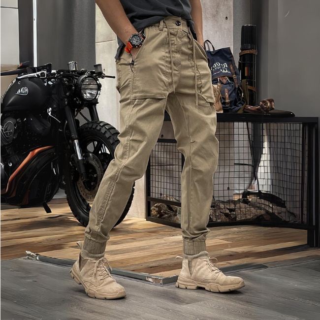 Andrzej™ - Spodnie Cargo Stretch z Spandexu