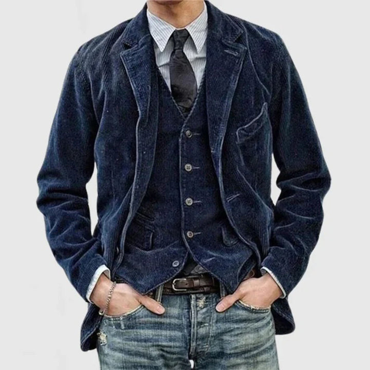 Kacper - Stylowa kurtka sztruksowa dla świadomych mody mężczyzn
