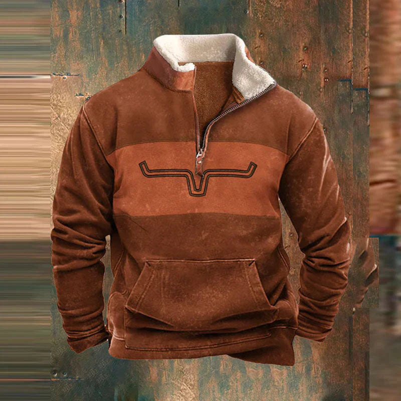Mateusz™ - Nowoczesny Fleece Zip-Up Sweter