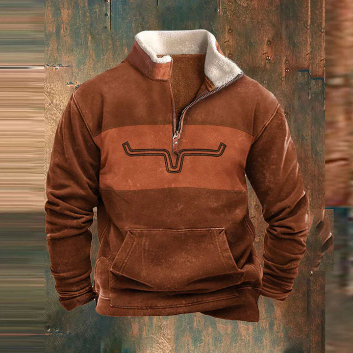 Mateusz™ - Nowoczesny Fleece Zip-Up Sweter