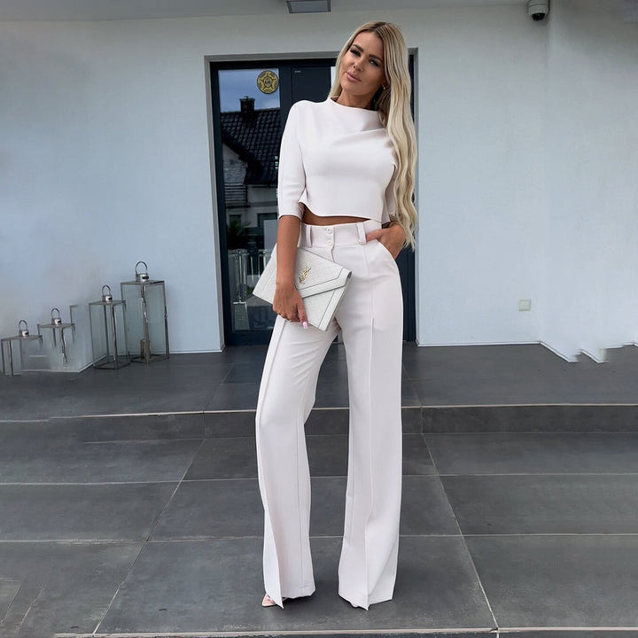 Amelia - Elegancki, dwuczęściowy zestaw dla niewymuszonego wyrafinowania