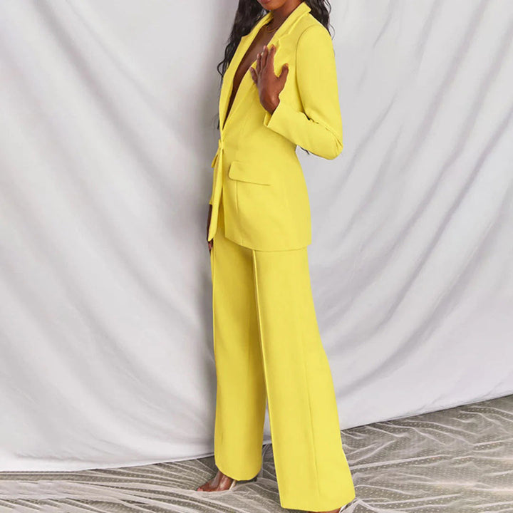 Liliana - Sofisticada Conjunto de Blazer y Pantalón