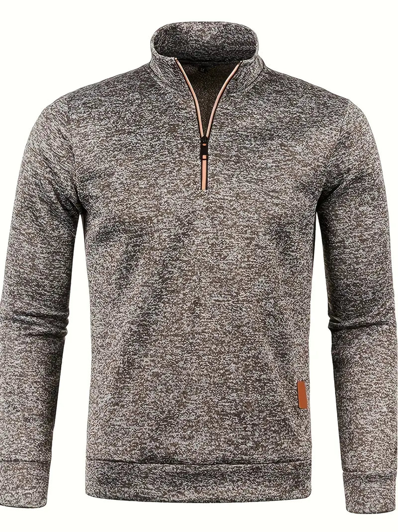 Łukasz™ - Sweter z Długimi Rękawami z Polaru