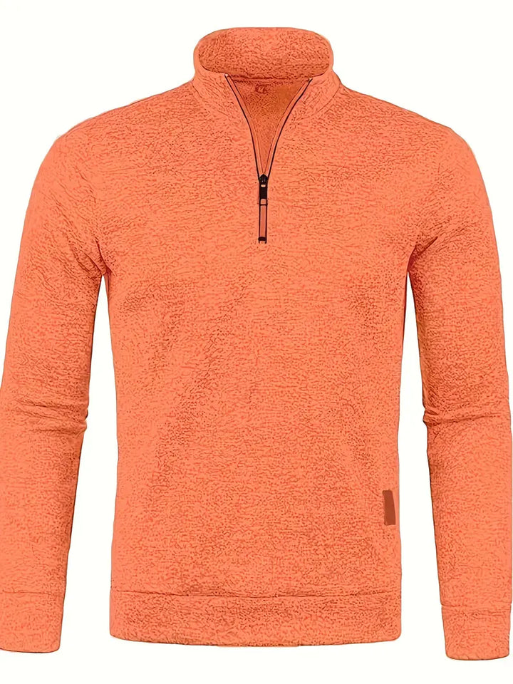 Łukasz™ - Sweter z Długimi Rękawami z Polaru