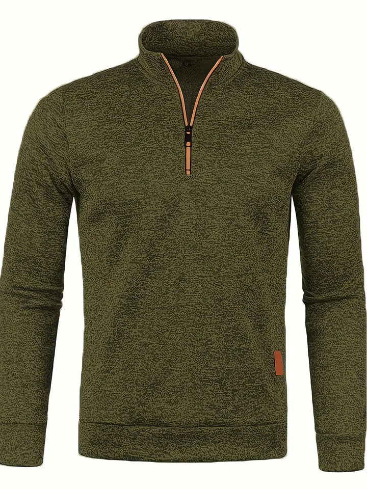 Łukasz™ - Sweter z Długimi Rękawami z Polaru