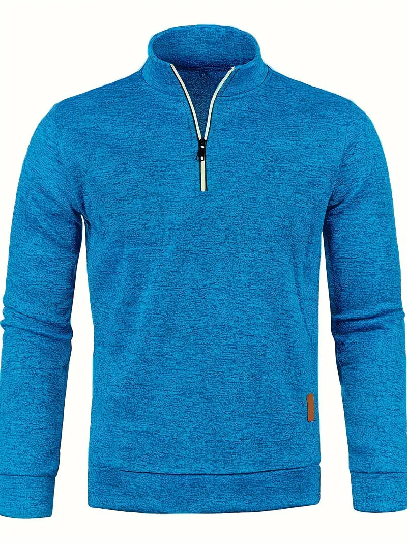 Łukasz™ - Sweter z Długimi Rękawami z Polaru