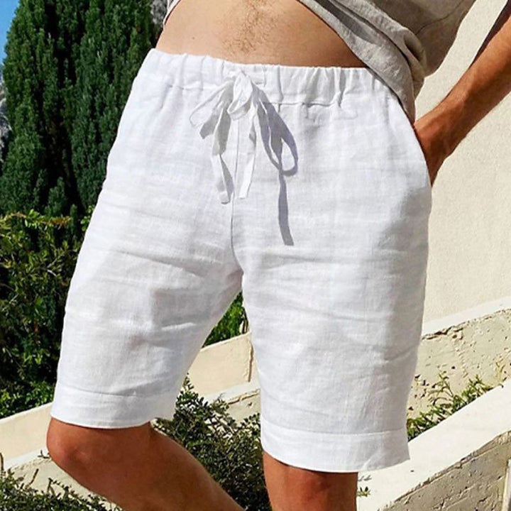 Stylowe męskie spodnie letnie z lnu - Pyke dla odświeżonego wyglądu