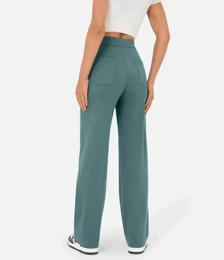 Maria™ – Eleganckie Spodnie z Bawełny z Wysokim Stanem