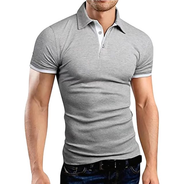 Stylowa letnia koszulka polo dla mężczyzn - Gerwin Collection