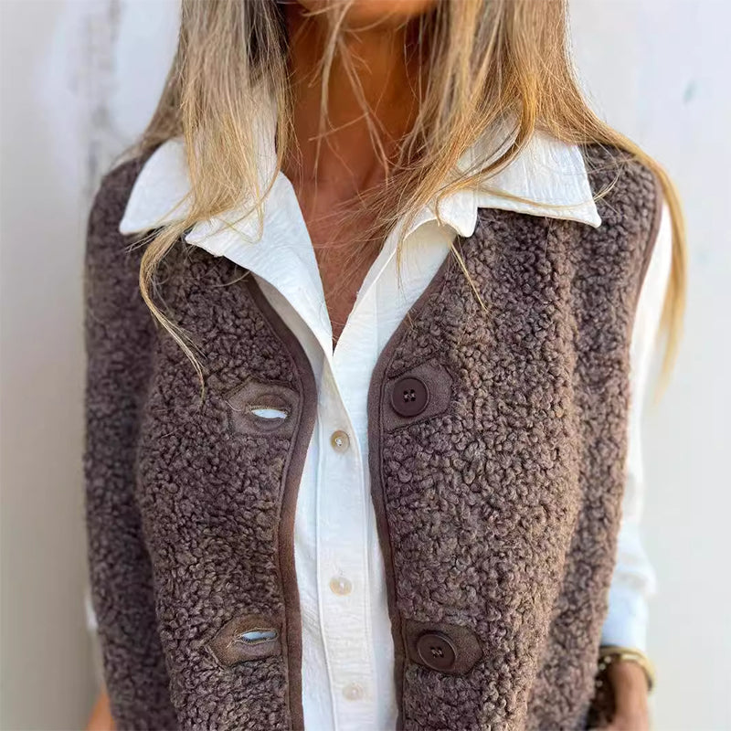 Amelia™ - Kamizelka Zimowa Cozy w Fleece