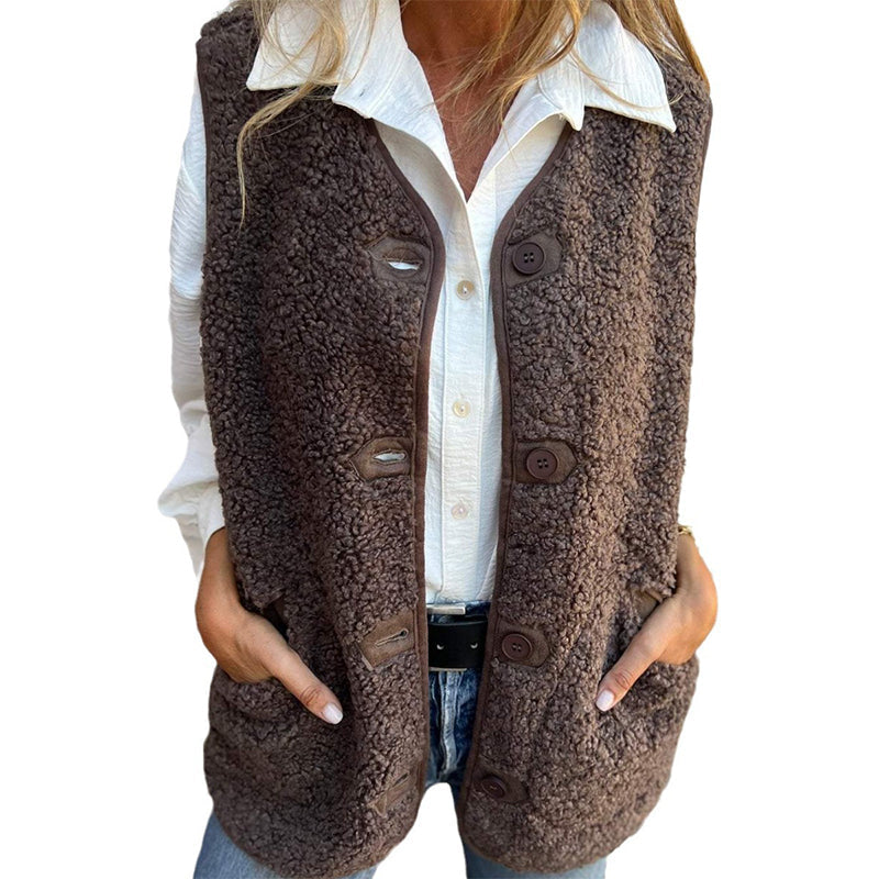 Amelia™ - Kamizelka Zimowa Cozy w Fleece