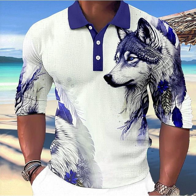 Modny letni T-shirt z wilczym kołnierzem - Femke Casual Style