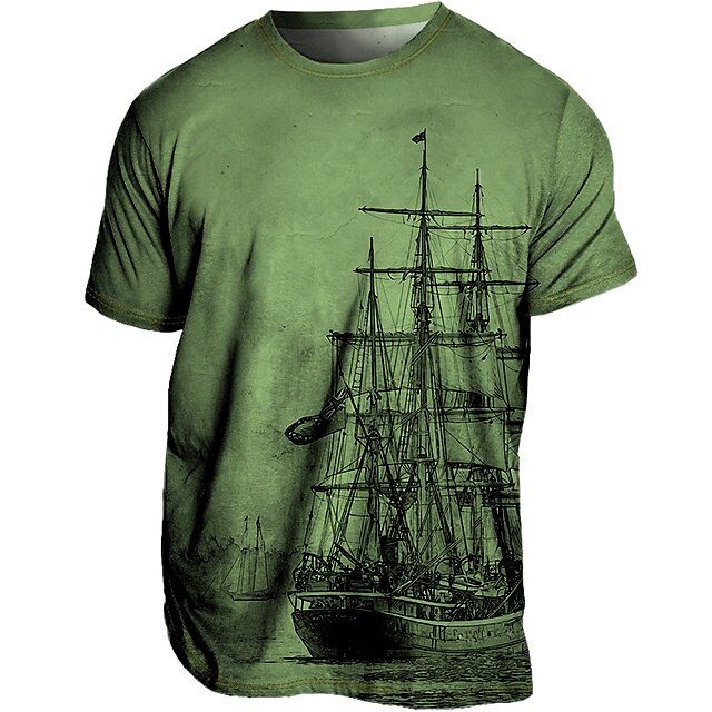 Szykowny letni T-shirt Plus Size dla mężczyzn - Loran