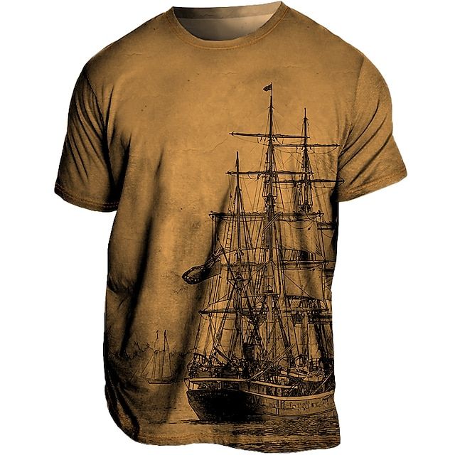 Szykowny letni T-shirt Plus Size dla mężczyzn - Loran