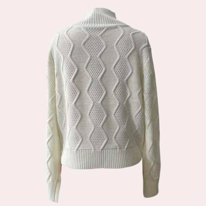 Julia - Elegancki, luksusowy sweter w kobiecym stylu